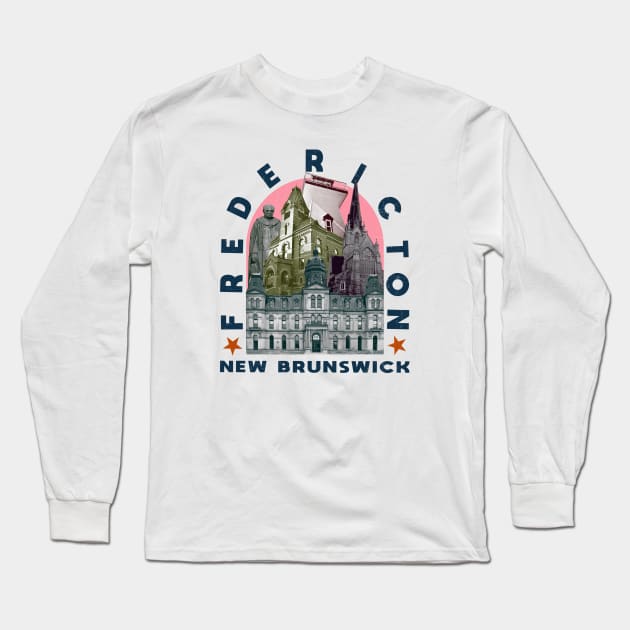 Fredericton New Brunswick Long Sleeve T-Shirt by Pico Originals